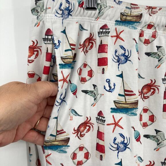 Hart + Land Organic Cotton Nautical Print Pajama Set Men’s Large - Picture 8 of 15